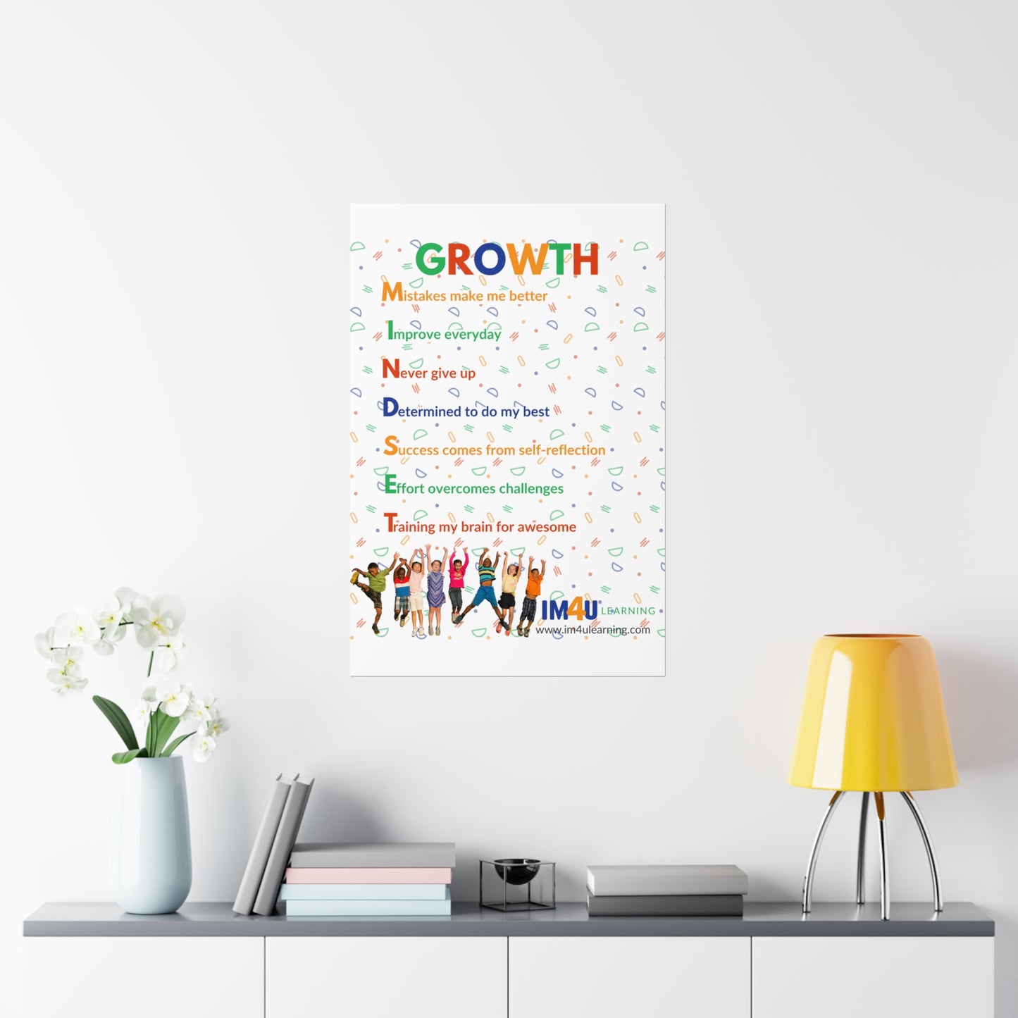 Growth Mindset Premium Matte Poster