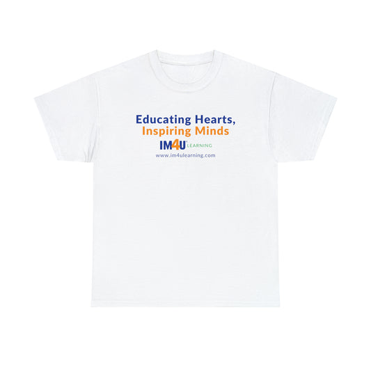 Educating Hearts Inspiring Minds Unisex Heavy Cotton Tee