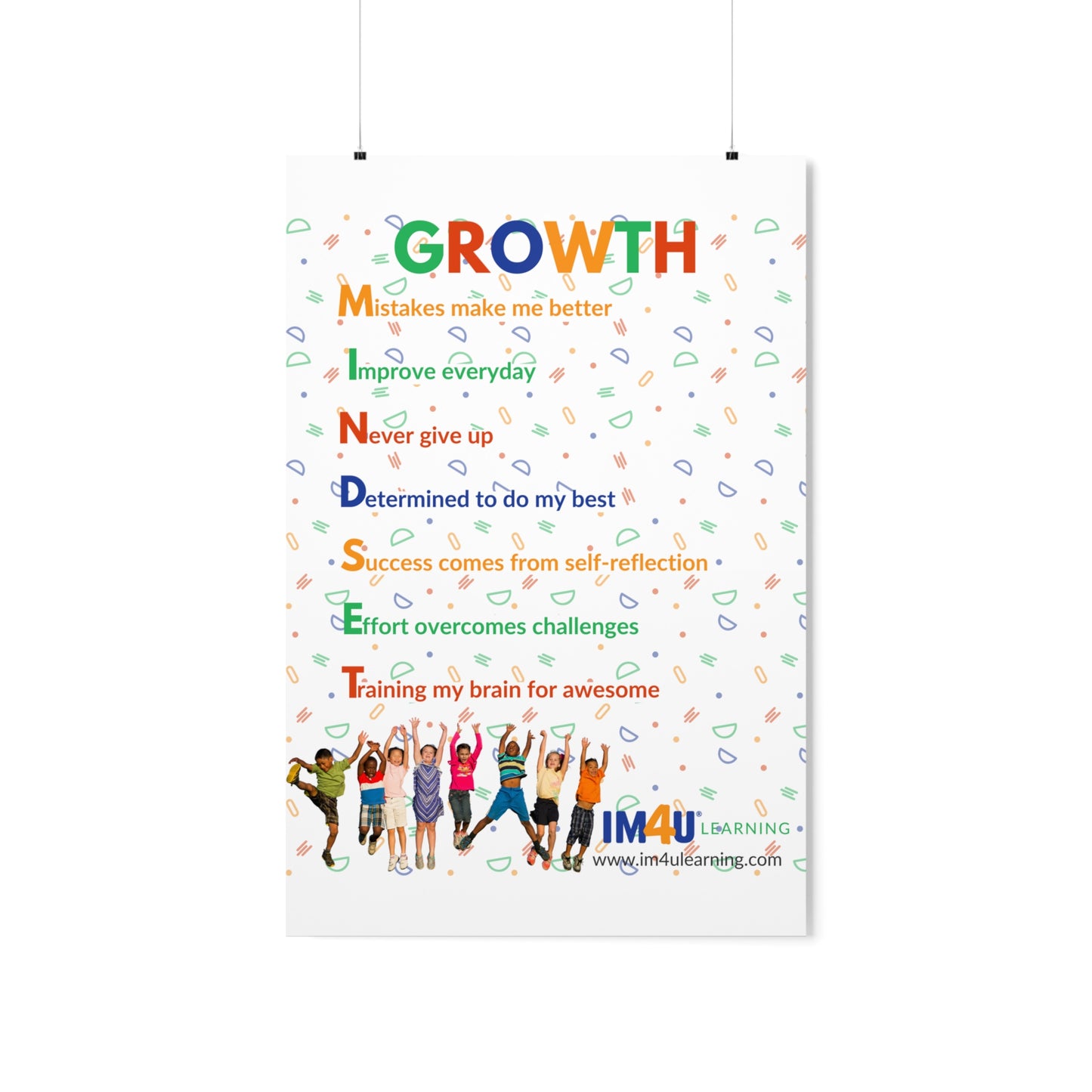 Growth Mindset Premium Matte Poster